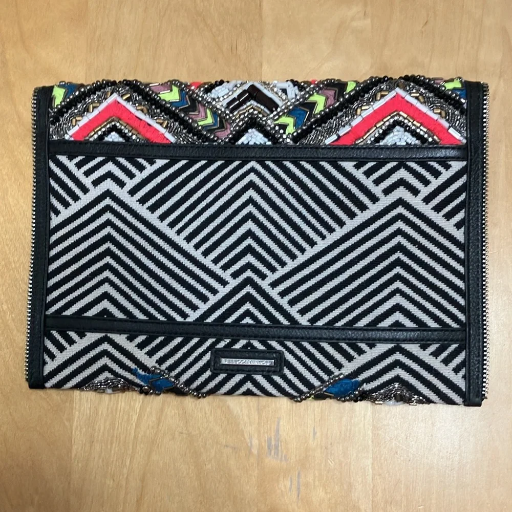 Rebecca Minkoff Multicolor Geometric Clutch